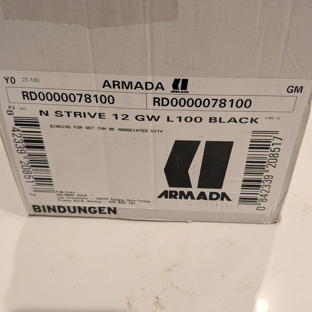 Armada Strive 12 100mm Brake Ski Bindings